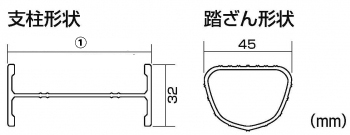 3連はしご　M196LF3-67P
