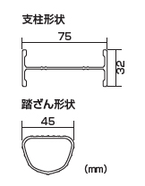 1連はしご　M196PR1-31P