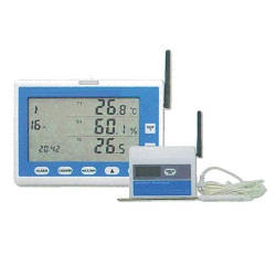 無線温湿度データーロガー親機1子機1基本セットM2-6776SET