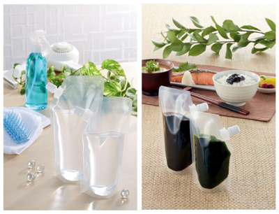 小口径キャップ付きスタンド袋　M223DP87C-TN0100ML