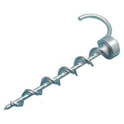 サッカーゴール用スパイラルペグM2610S30-250-R