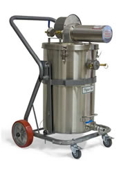 クリーンルーム用防爆型掃除機(エアーモーター)/M2727S-104WV