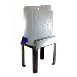 コック付ポリ平角缶広口用固定式SUSスタンドM350SUS-PESTASS