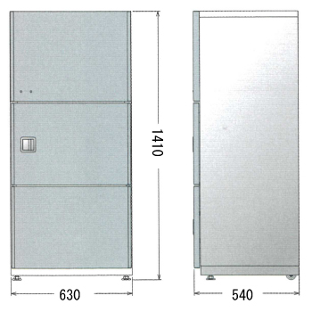 電動圧縮ゴミ減容機M573P-200WE