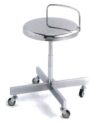 ステンレス作業椅子腰当付/MB35SUSBCC-4K