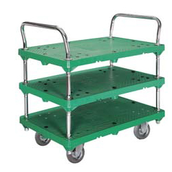 片側ハンドル3段台車MC63G-4675WS