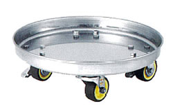 ステンレスタンク用運搬車(帯電防止車輪SUSウレタン車)ME22KMSD-30N