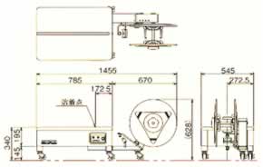 中古ストラパック超低床型半自動梱包機D55LBZ-0784-1