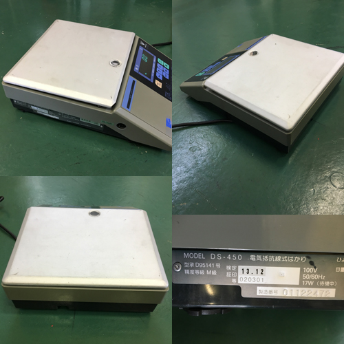 中古寺岡精工ハカリDS-450G600Z-0786-3
